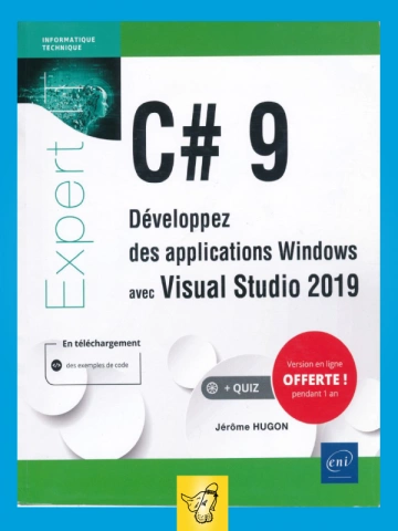 Jerome Hugon - C#9 - Developpez des applications Windows [Livres]
