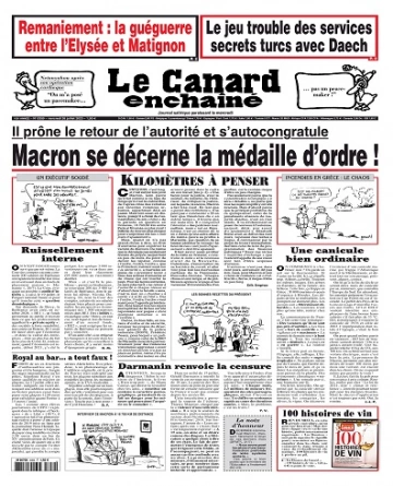 Le Canard Enchaîné N°5359 Du 26 Juillet 2023  [Journaux]