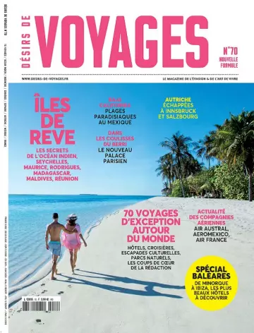 Désirs De Voyages N°70 – Île de Rêve 2019 [Magazines]