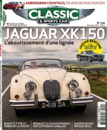 Classic et Sports Car N°104 – Décembre 2021  [Magazines]