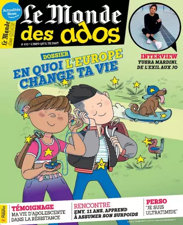 Le Monde Des Ados N°430 Du 15 mai 2019 [Magazines]