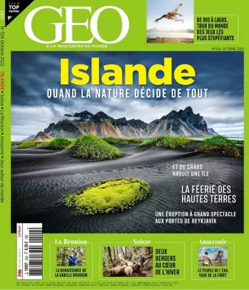 Geo N°524 – Octobre 2022  [Magazines]