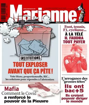 Marianne N°1267 Du 25 Juin 2021  [Magazines]
