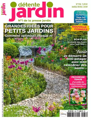 Détente Jardin N°136 – Mars-Avril 2019 [Magazines]
