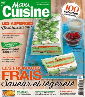 Maxi Cuisine N°148 – Avril-Mai 2021  [Magazines]