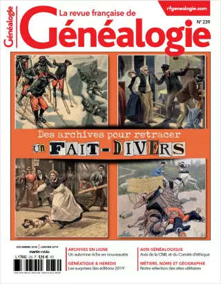 La Revue Française de Généalogie 239 - Décembre 2018-Janvier 2019 [Magazines]