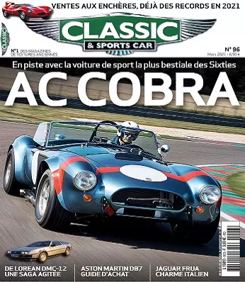 Classic et Sports Car N°96 – Mars 2021  [Magazines]