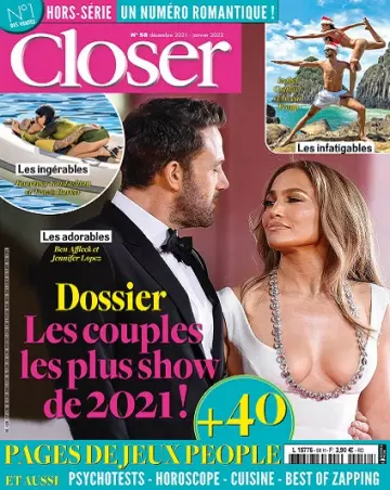 Closer Hors Série N°58 – Décembre 2021-Janvier 2022  [Magazines]