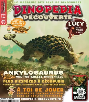 Dinopédia Découverte N°6 – Mai 2022 [Magazines]