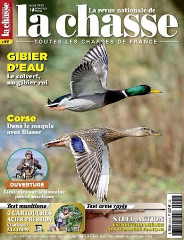 La Revue Nationale De La Chasse N°911 – Août 2023 [Magazines]