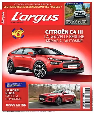 L’Argus N°4571 Du 26 Mars 2020  [Magazines]