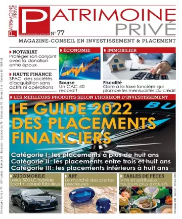 Patrimoine Privé N°77 – Décembre 2021-Février 2022  [Magazines]