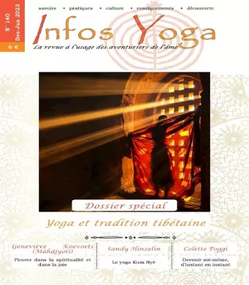 Infos Yoga N°140 – Décembre 2022-Janvier 2023 [Magazines]