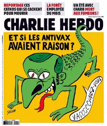 Charlie Hebdo N°1515 Du 4 au 10 Août 2021 [Magazines]