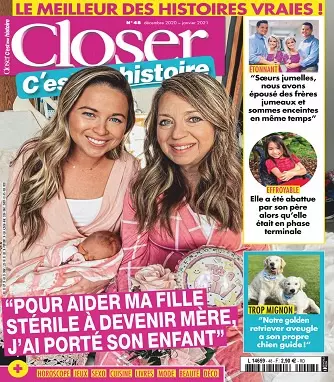 Closer C’est Leur Histoire N°48 – Décembre 2020-Janvier 2021  [Magazines]