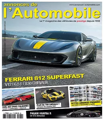 Annonces Automobile N°334 – Mai 2021 [Magazines]