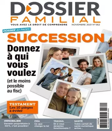 Dossier Familial N°562 – Novembre 2021 [Magazines]