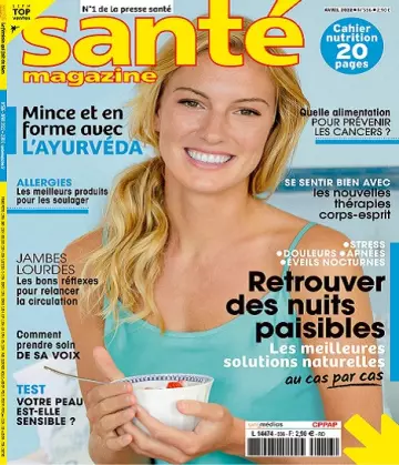 Santé Magazine N°556 – Avril 2022  [Magazines]