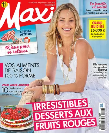 Maxi N°1709 Du 29 Juillet 2019 [Magazines]