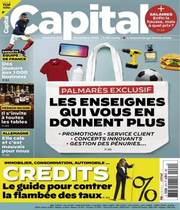 Capital N°374 – Novembre 2022  [Magazines]