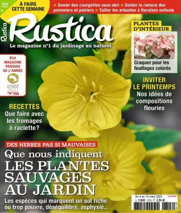 Rustica N°2723 Du 4 au 10 Mars 2022  [Magazines]