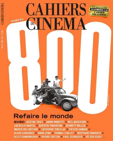 Cahiers Du Cinéma N°800 – Juillet-Août 2023 [Magazines]