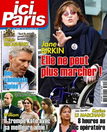 Ici Paris N°3849 Du 10 au 16 Avril 2019  [Magazines]