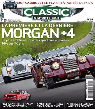 Classic et Sports Car N°93 – Décembre 2020 [Magazines]