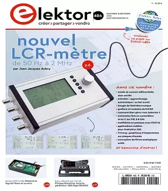 Elektor N°486 – Novembre-Décembre 2020  [Magazines]