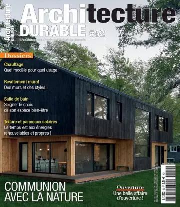 Architecture Durable N°52 – Novembre-Décembre 2022 [Magazines]