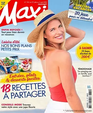 Maxi N°1761 Du 27 Juillet 2020 [Magazines]