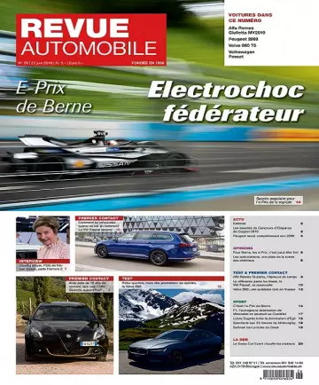 Revue Automobile N°26 Du 27 Juin 2019 [Magazines]