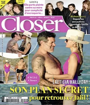 Closer N°818 Du 12 au 18 Février 2021  [Magazines]
