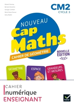 Cap Maths - Cahier de géométrie + Dico - CM2 Cycle 3 [Livres]