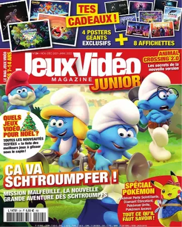 Jeux Vidéo Magazine Junior N°24 – Novembre 2021-Janvier 2022 [Magazines]