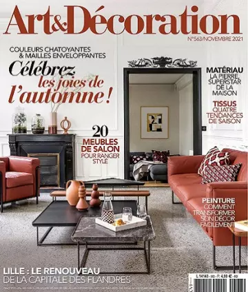 Art et Décoration N°563 – Novembre 2021  [Magazines]