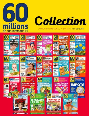 60 millions de consommateurs - Année 2019 complète  [Magazines]