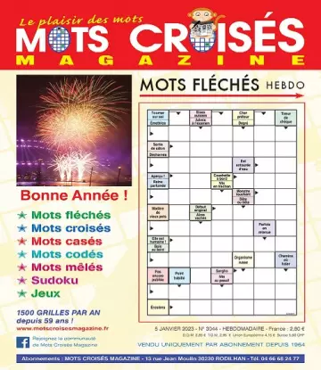 Mots Croisés Magazine N°3044 Du 5 Janvier 2023  [Magazines]