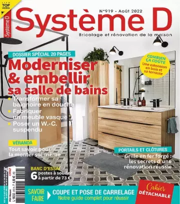 Système D N°919 – Août 2022 [Magazines]