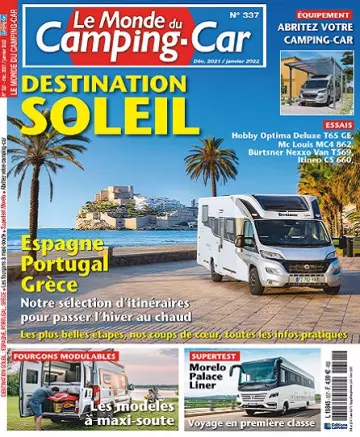 Le Monde Du Camping-Car N°337 – Décembre 2021-Janvier 2022 [Magazines]