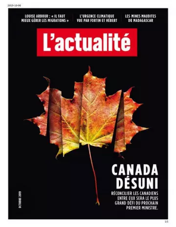 L'Actualité - Octobre 2019  [Magazines]