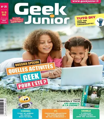 Geek Junior N°25 – Juillet-Août 2022 [Magazines]