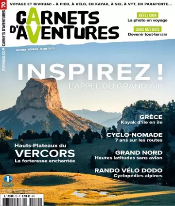 Carnets d’Aventures N°70 – Janvier-Mars 2023  [Magazines]