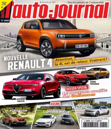 L’Auto-Journal N°1089 Du 12 au 25 Août 2021  [Magazines]