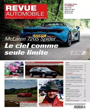 Revue Automobile N°35 Du 29 Août 2019 [Magazines]