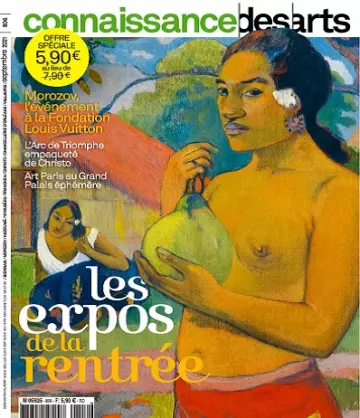 Connaissance Des Arts N°806 – Septembre 2021  [Magazines]