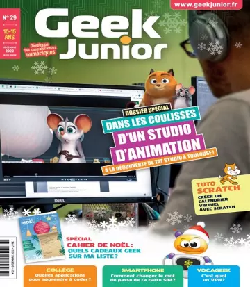 Geek Junior N°29 – Décembre 2022 [Magazines]
