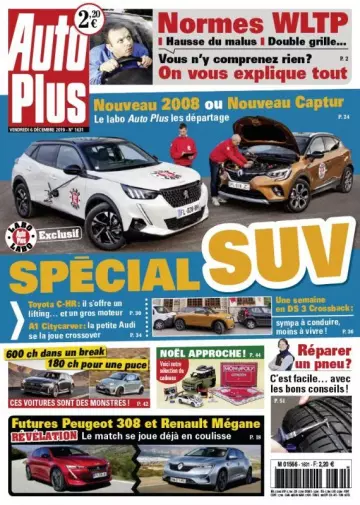 Auto Plus - 6 Décembre 2019  [Magazines]