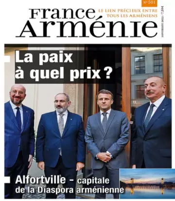 France Arménie N°501 – Novembre 2022  [Magazines]