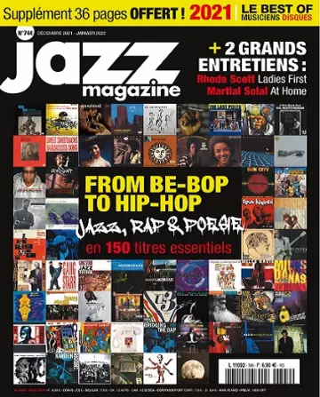 Jazz Magazine N°744 – Décembre 2021-Janvier 2022  [Magazines]